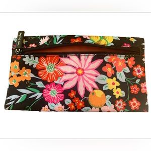 NWOT Vera Bradley dual sided travel pouch